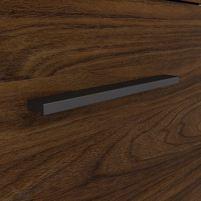 Bush Furniture Architect 60"W L-Shaped Desk With Drawers, Modern Walnut (ACD260MW-03K) - Image 6