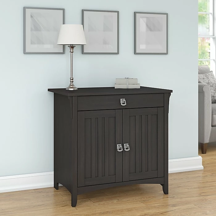 Bush Furniture Salinas 32" Table Desk, Vintage Black (SAS432VB-03) - Image 3