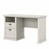 Bush Furniture Yorktown 50" Home Office Desk With Storage, Linen White Oak (WC40423-03)