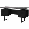 Monarch 60" Computer Desk, Black/Gray (I 7415)