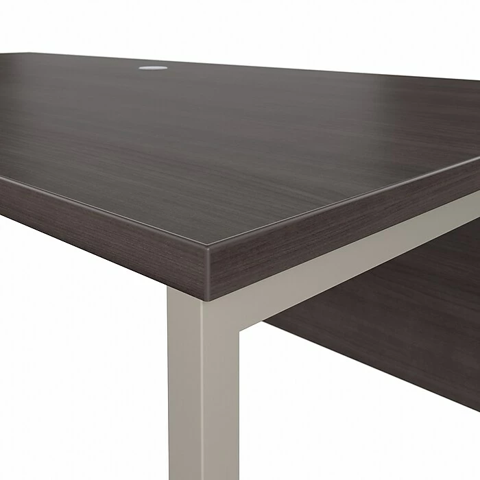 Bush Business Furniture Hybrid 72" L-Shaped Table Desk With Metal Legs, Storm Gray (HYB026SG) - Image 6
