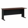 Bush Business Furniture Cubix 72W Desk, Hansen Cherry/Galaxy (WC94472)