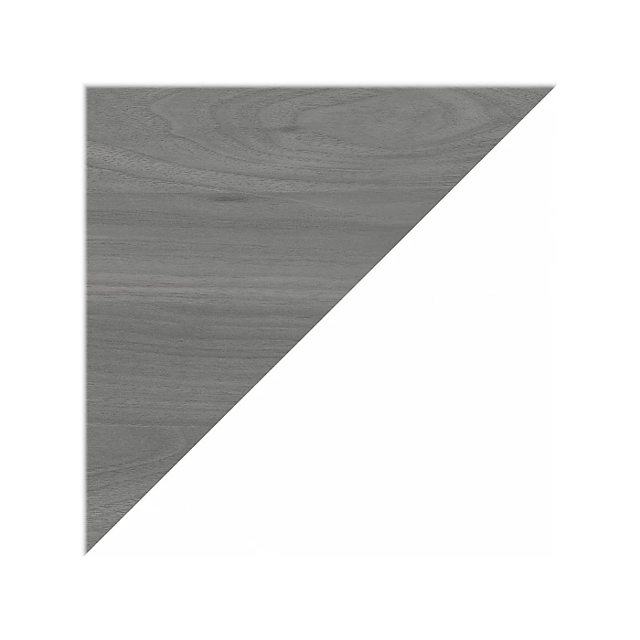 Bush Business Furniture Office By Kathy Ireland® Echo 60"W Credenza Desk With Hutch, Pure White/Modern Gray (ECH030WHMG) - Image 7