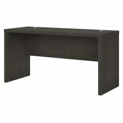 Office By Kathy Ireland® Echo 60"W Credenza Desk, Charcoal Maple (KI60306-03)