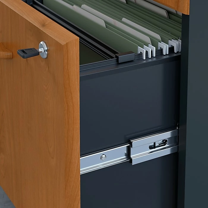 Bush Furniture Somerset 72W Office Desk With Drawers, Mocha Cherry (WC81872) - Image 5