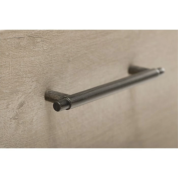 Bush Furniture Key West 60W L Shaped Desk With Mobile File Cabinet And 5 Shelf Bookcase, Washed Gray (KWS016WG) - Image 7