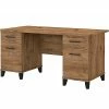 Bush Furniture Somerset 60" Computer Desk, Fresh Walnut (WC81328K)