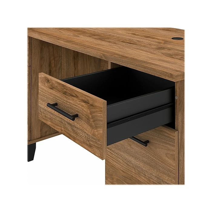 Bush Furniture Somerset 60" Computer Desk, Fresh Walnut (WC81328K) - Image 6