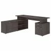 Bush Business Furniture Jamestown 71"W L-Shaped Desk With Drawers, Storm Gray (JTN009SGSU)