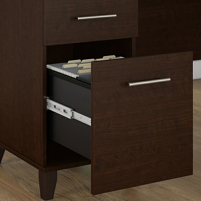 Bush Furniture Somerset 72W Office Desk With Drawers, Mocha Cherry (WC81872) - Image 3