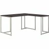 Office By Kathy Ireland® Method 60" L-Shaped Desk With 30" Return, Storm Gray (MTH004SG)