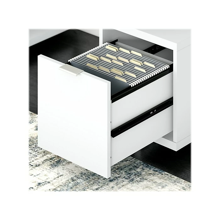 Kathy Ireland® Home By Bush Furniture Madison Avenue 60" Computer Desk, Pure White (MDD260PW-03) - Image 4