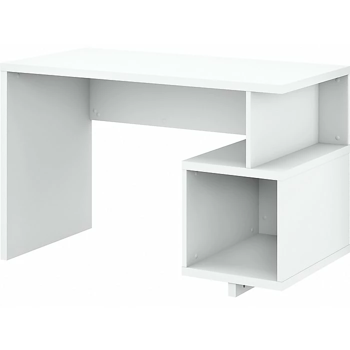 Kathy Ireland® Home By Bush Furniture Madison Avenue 48" Writing Desk, Pure White (MDD148PW-03)