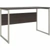 Bush Business Furniture Hybrid 48" W Computer Table Desk, Storm Gray (HYD148SG)