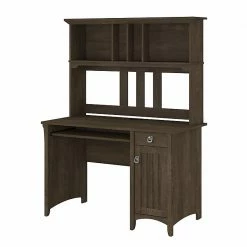 Bush Furniture Salinas 48" Computer Desk With Hutch, Ash Brown (MY72608-03)