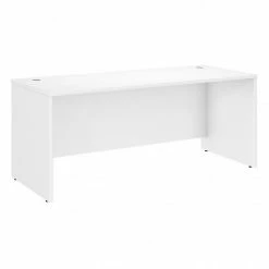 Bush Business Furniture Studio C 72W X 30D Office Desk, White (SCD272WH)