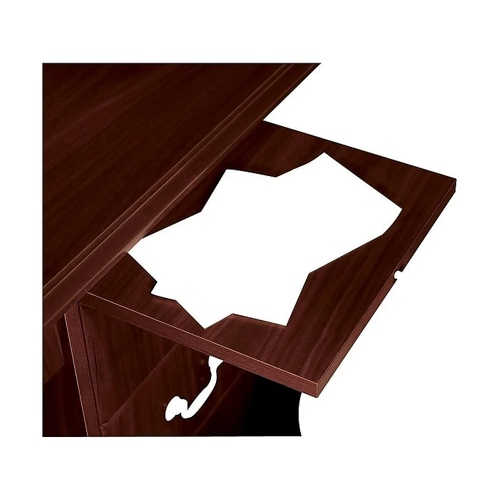 HON 94000 Series 72"W Double Pedestal Desk, Mahogany (HON94271NN) - Image 3