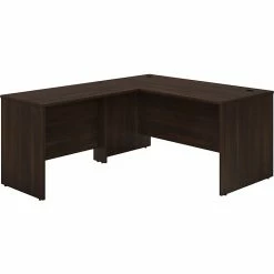 Bush Business Furniture Studio C 60" W L Shaped Desk With 42" W Return Bundle, Black Walnut (STC050BW)