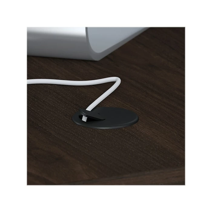 Bush Business Furniture Studio C 60" W L Shaped Desk With 42" W Return Bundle, Black Walnut (STC050BW) - Image 5