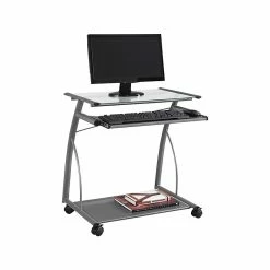 Easy 2 Go 27" Computer Desk, Silver (951534-CC)