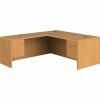 HON 10500 Series Right L-Shaped Office Desk, 72"W, Harvest