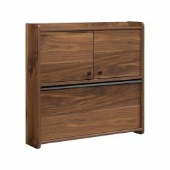 Sauder Harvey Park 28" Wall Desk, Grand Walnut (423704)