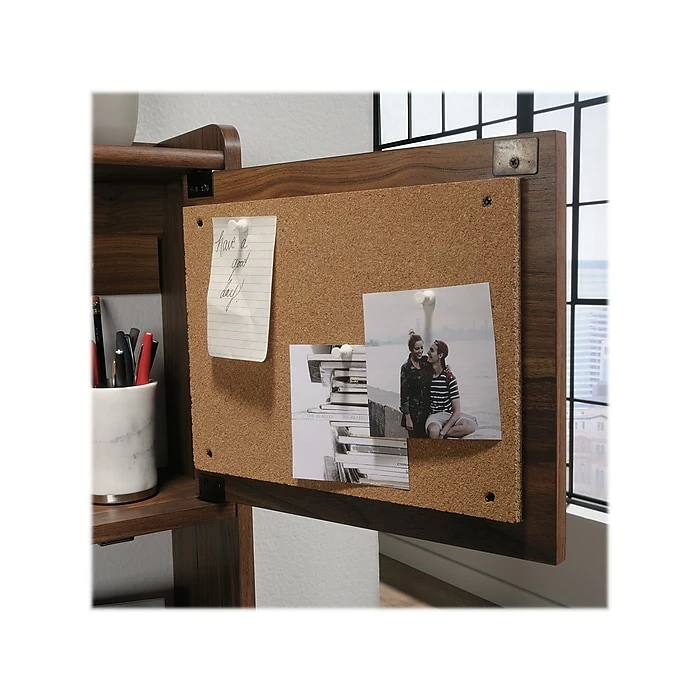 Sauder Harvey Park 28" Wall Desk, Grand Walnut (423704) - Image 4