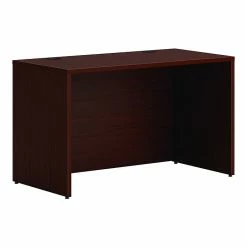 HON Mod 48" Credenza Desk Shell, Traditional Mahogany (HLPLCS4824.LTM1)
