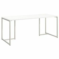 Office By Kathy Ireland® Method 72W Table Desk, White (KI70207K)