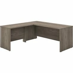Bush Business Furniture Studio C 72" W L Shaped Desk With 42" W Return Bundle, Modern Hickory (STC049MH)